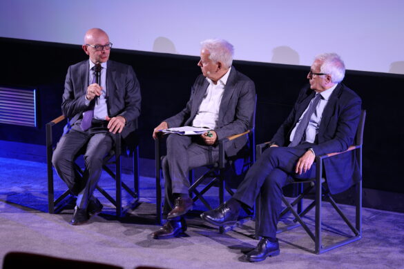 Il panel "Circolare gente, circolare!" con Mauro Spagnolo, Giovanni Cappelli e Domenico Rinaldini