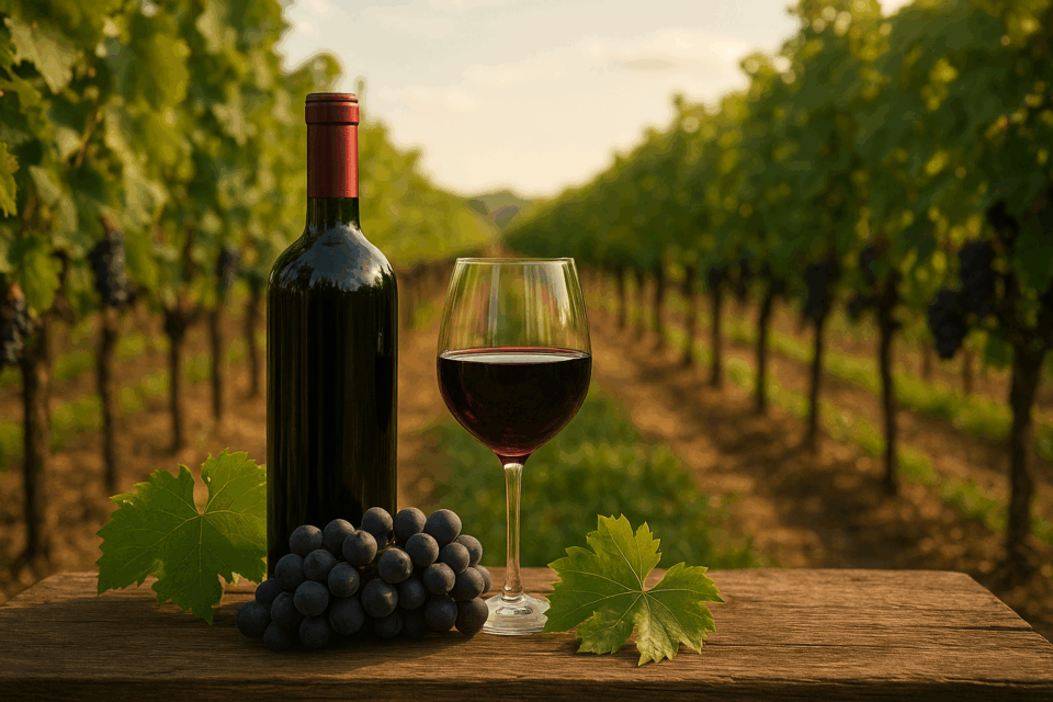 Vino, Vigna - Immagine generata tramite IA